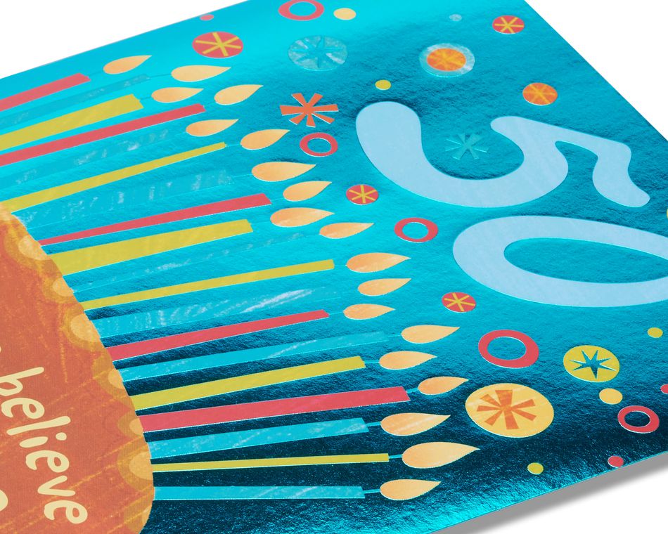 Hard to Believe 50th Birthday Card