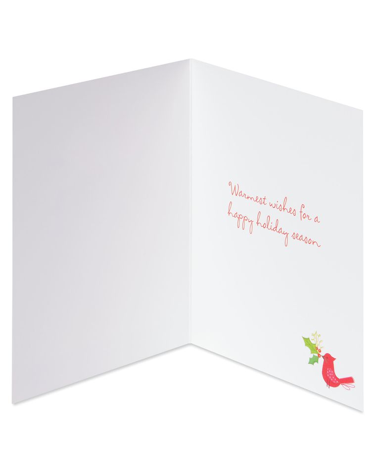 Holiday Jingle Bells Christmas Cards Boxed, 20-Count
