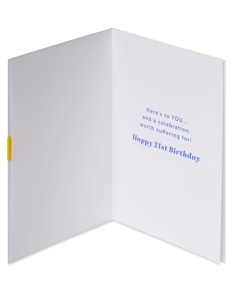Hangover Recovery Kit 21st Birthday Greeting Card 