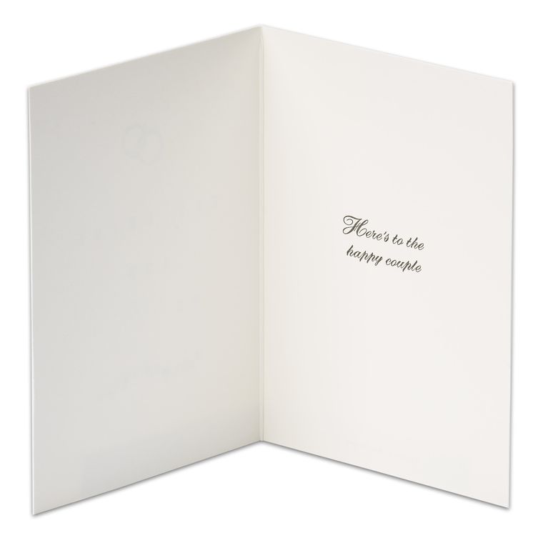 Eat, Drink, Be Married Wedding Greeting Card 