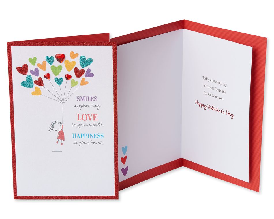 Colorful Valentine's Day Card Bundle, 3-Count