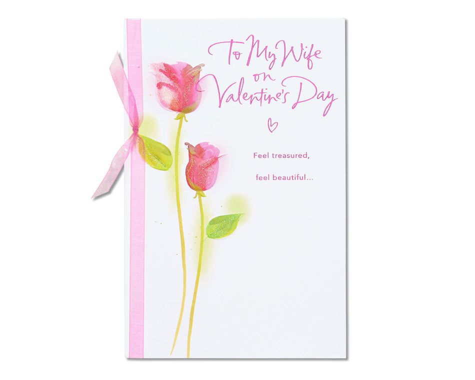 feel treasured valentine's day card