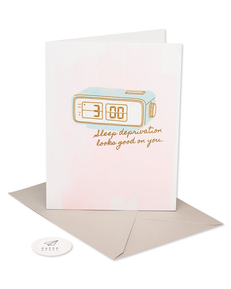 sleep deprivation mother's day card