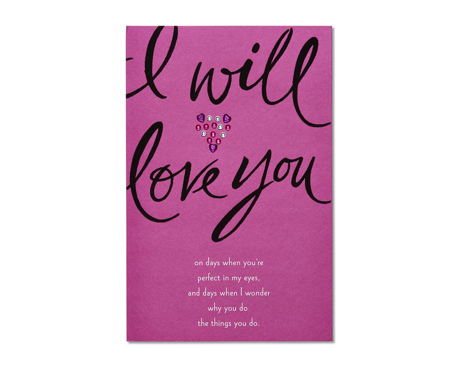 I Will Valentine's Day Card
