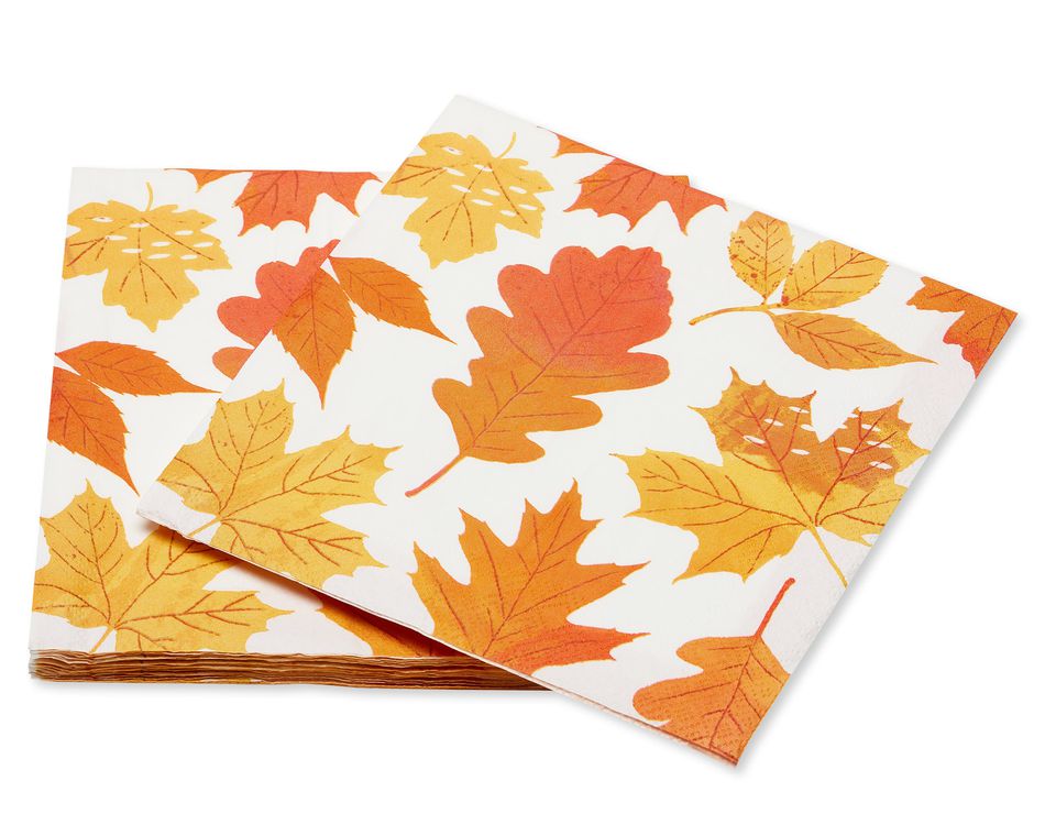 Autumn Days Paper Lunch Napkins, 16-Count