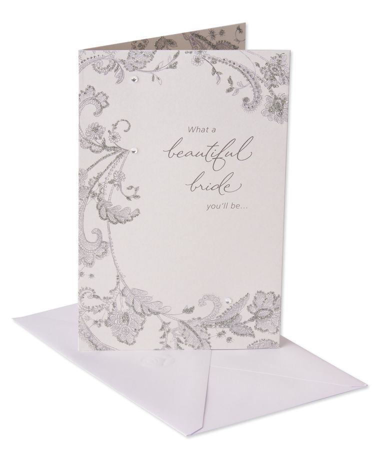 Beautiful Bride-to-Be Wedding Card