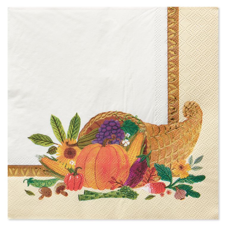 Fall Harvest Lunch Napkins, 20-Count