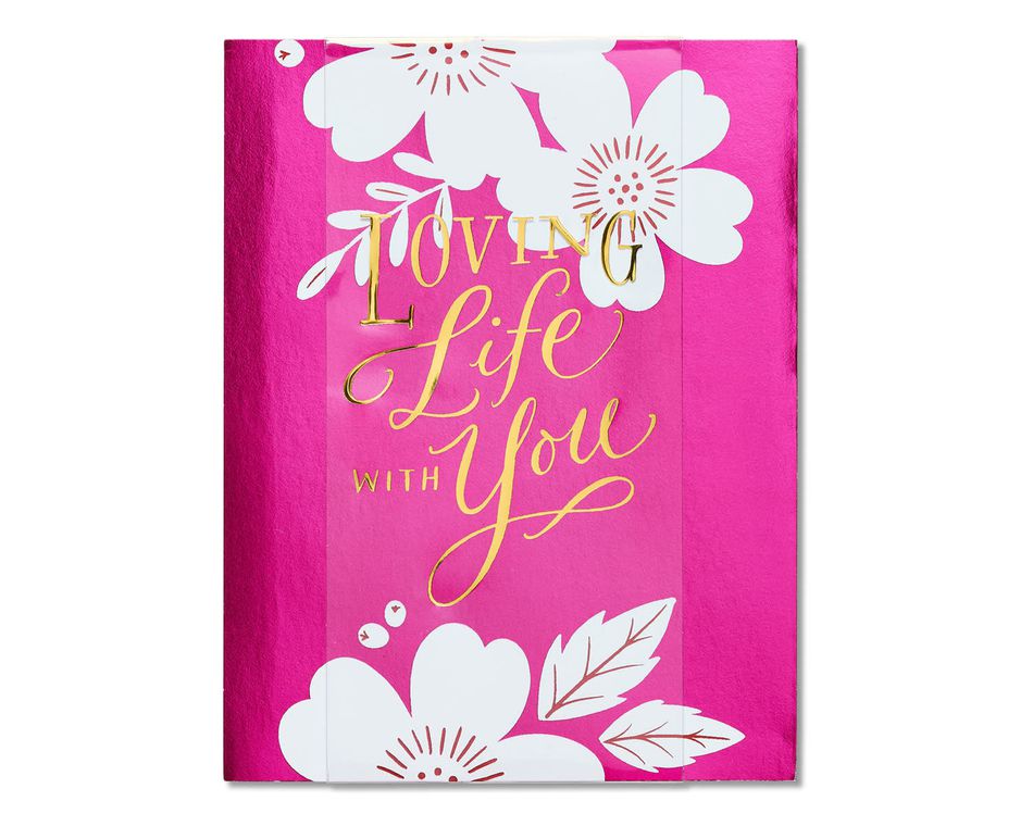 life with you valentine's day card