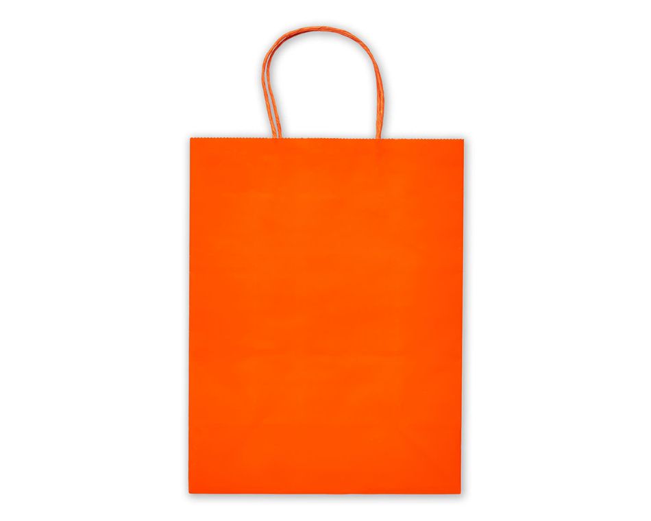 Medium Orange Gift Bag