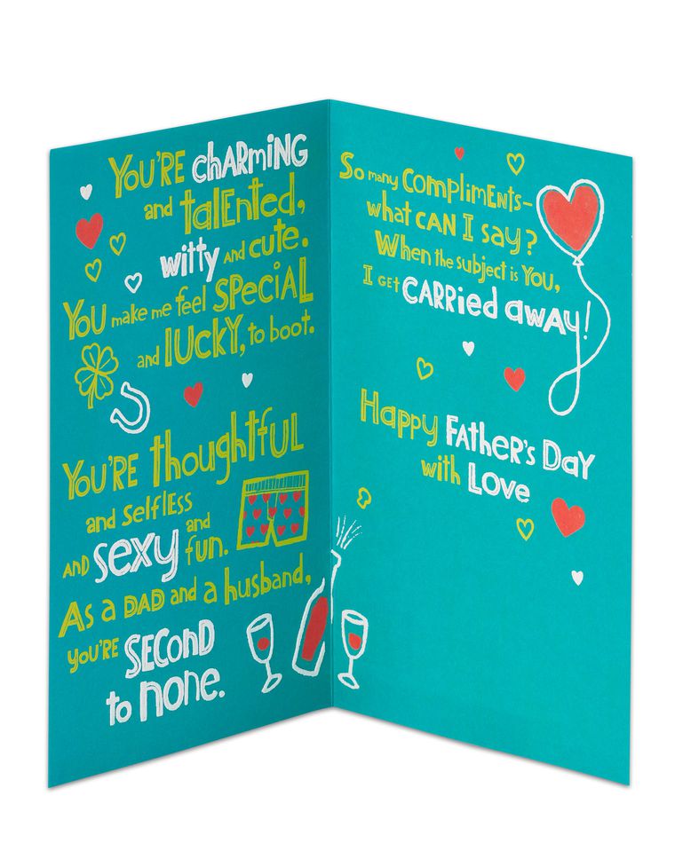 Carried Away Father's Day Card for Husband