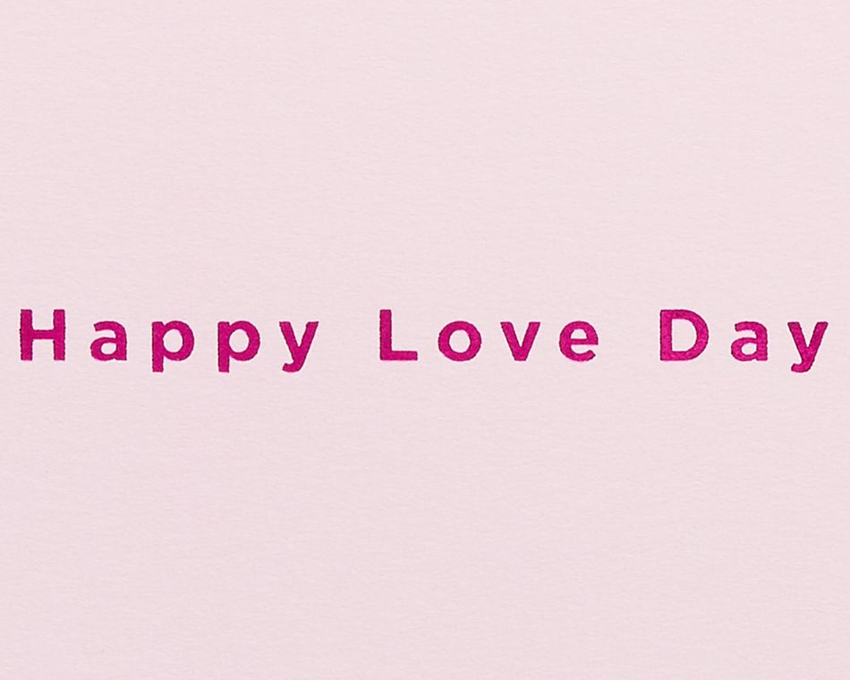Happy Love Day Valentine's Day Greeting Card 