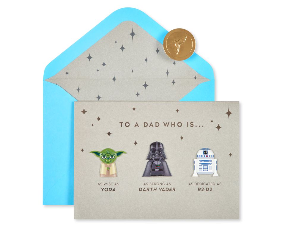 Best Dad In The Galaxy Father's Day Greeting Card 