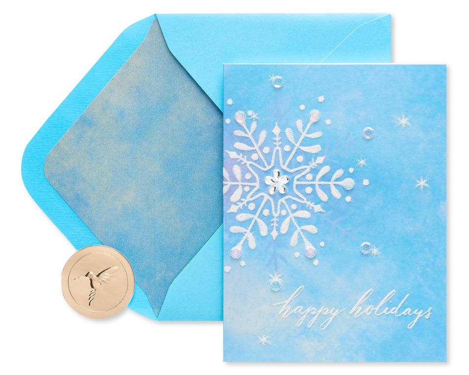 Snowflake Holiday Greeting Card