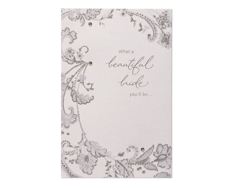 Beautiful Bride-to-Be Wedding Card