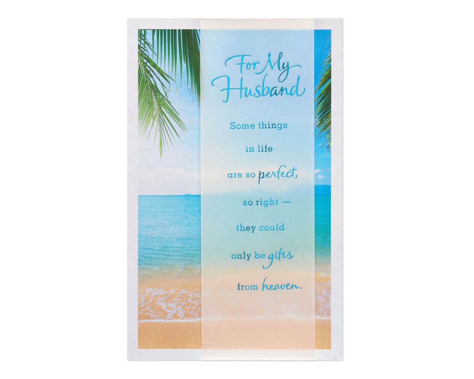 Religious Beach Father's Day Card 