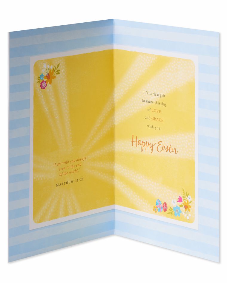 Religious Love and Grace Easter Card