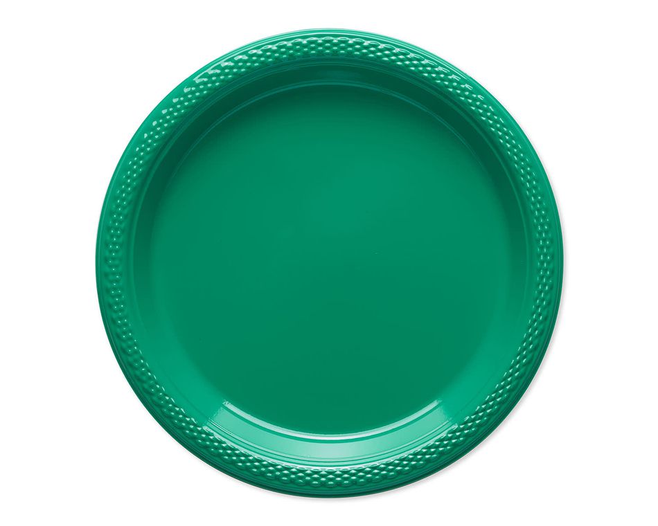 festive green dessert plates 20 ct