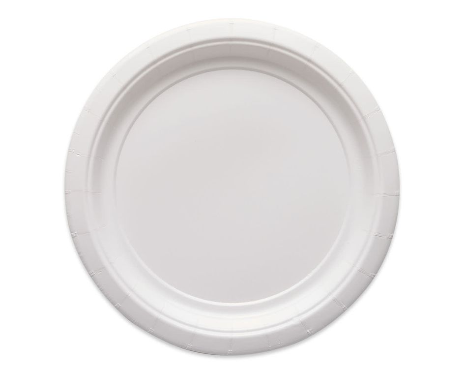white paper dessert plates 20 ct