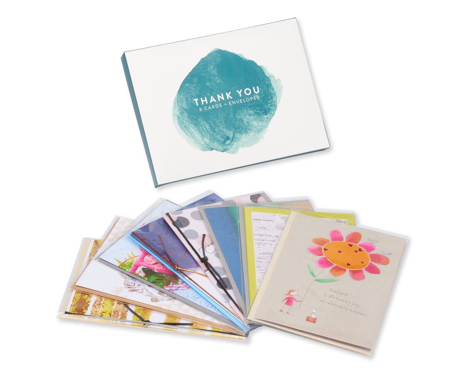 Thank You Greeting Card Collection, 8-Count