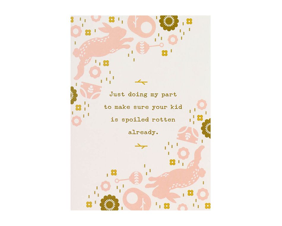 Spoiled Rotten Already Baby Shower Card American Greetings