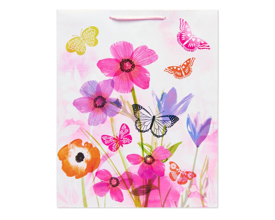 Large Butterfly Garden Gift Bag
