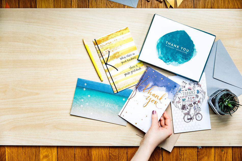 Thank You Greeting Card Collection Lifestyle Image