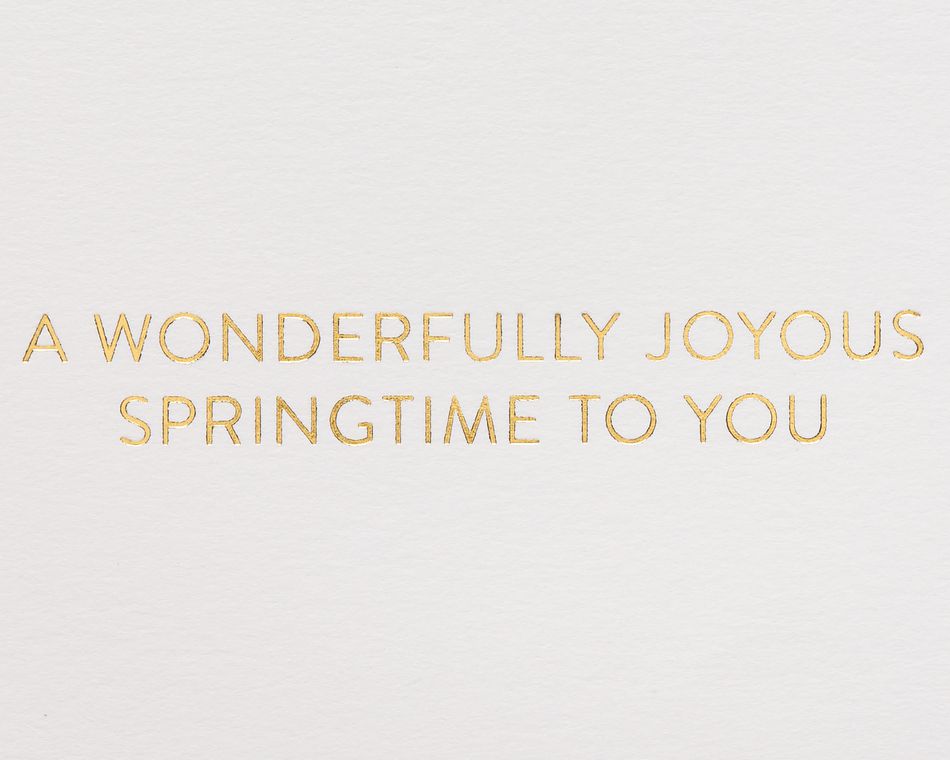 Joyous Springtime Easter Greeting Card 