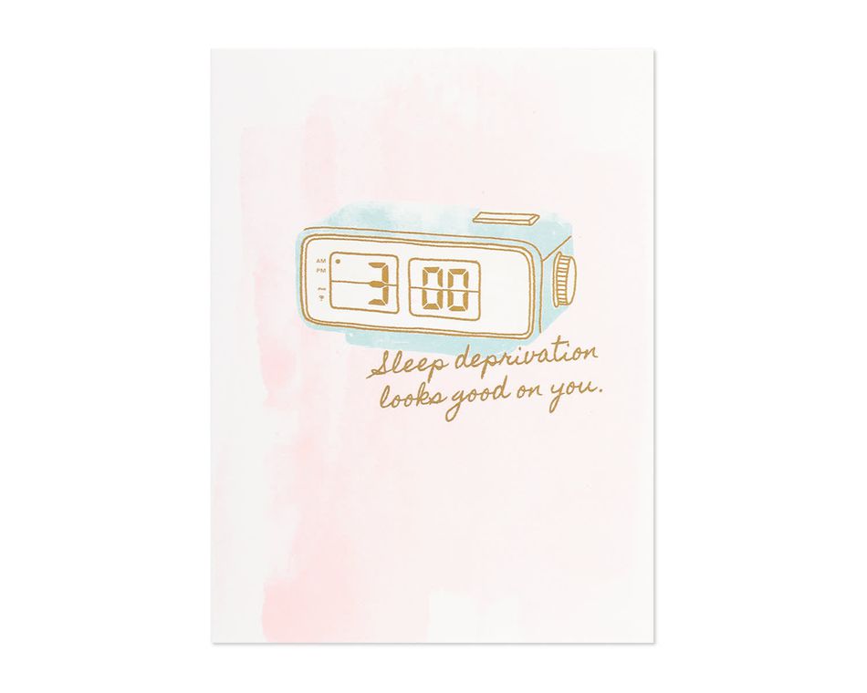 sleep deprivation mother's day card