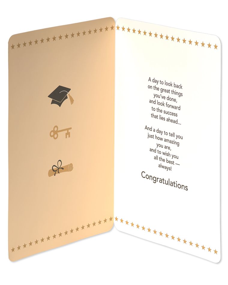 Jumbo All the Best Graduation Card