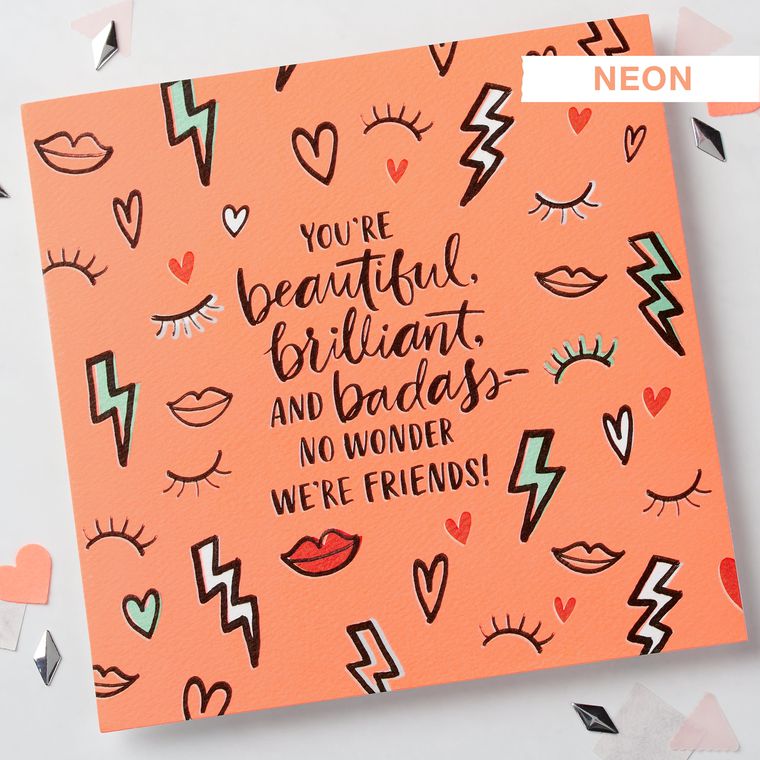 Badass Valentine's Day Card for Friend