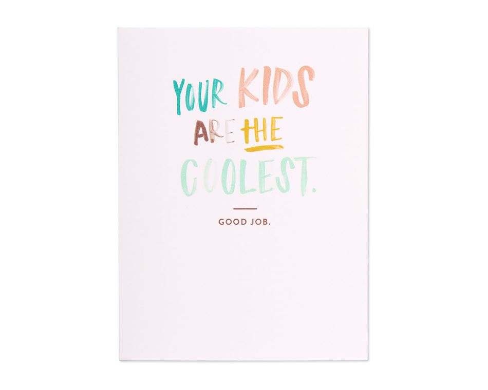coolest kids mother's day card