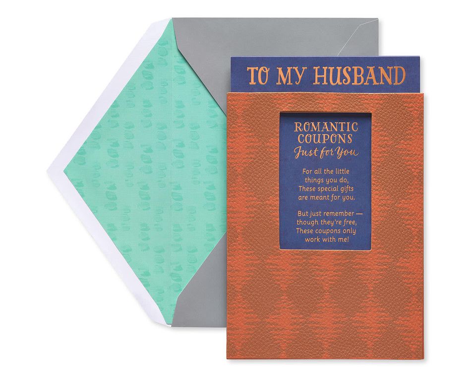 Romantic Coupons Father's Day Card for Husband