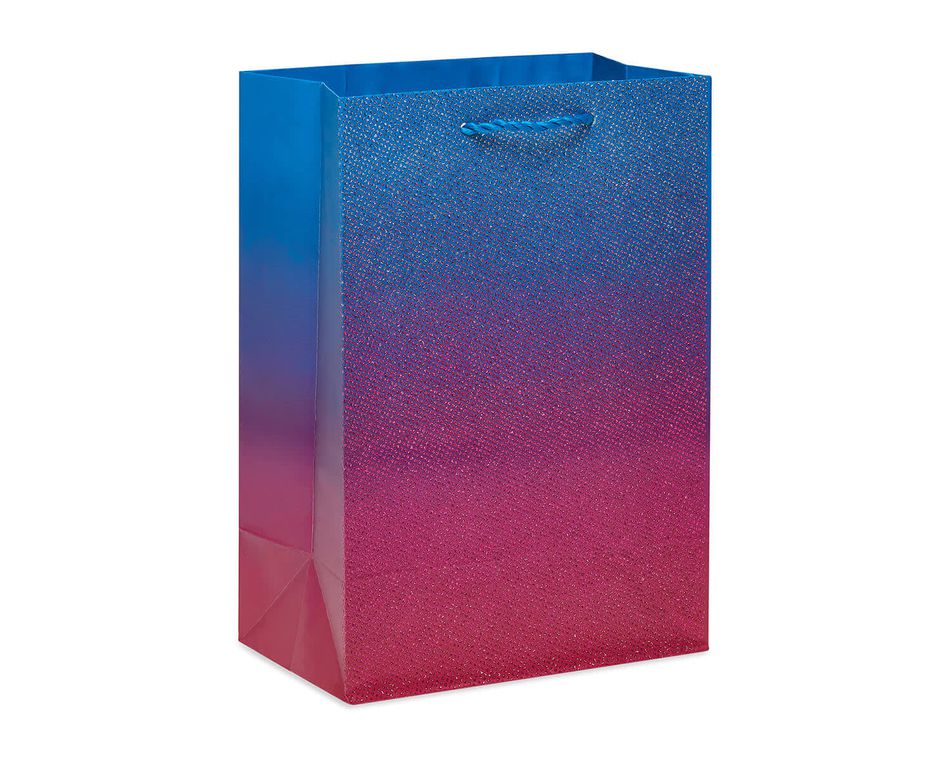 Medium Glitter Ombre Gift Bag