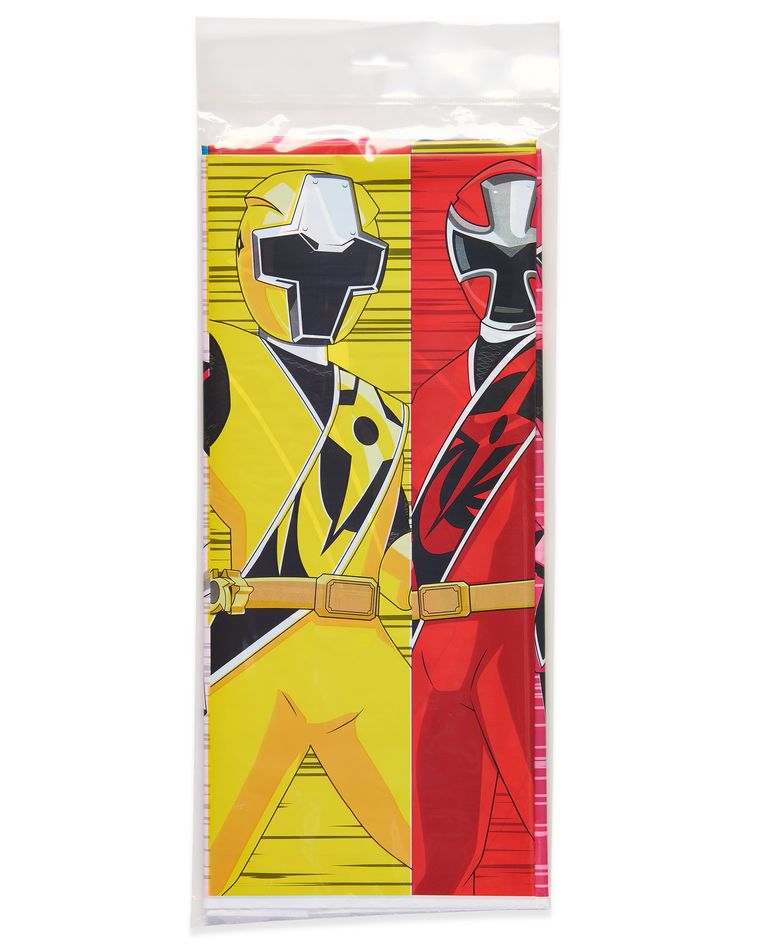 Power Rangers Ninja Steel Plastic Table Cover, 54 in. x 96 in.
