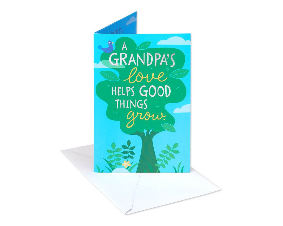 Grow Father's Day Card for Grandpa