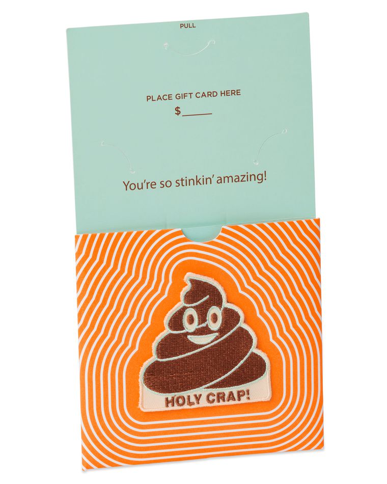 Holy Crap Gift Card Holder