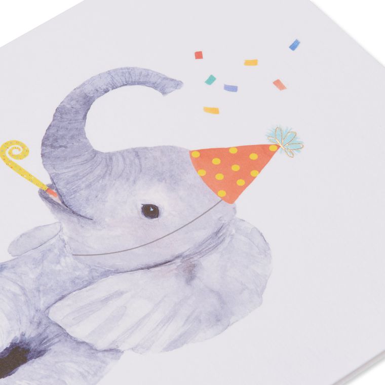 Elephant Birthday Greeting Card
