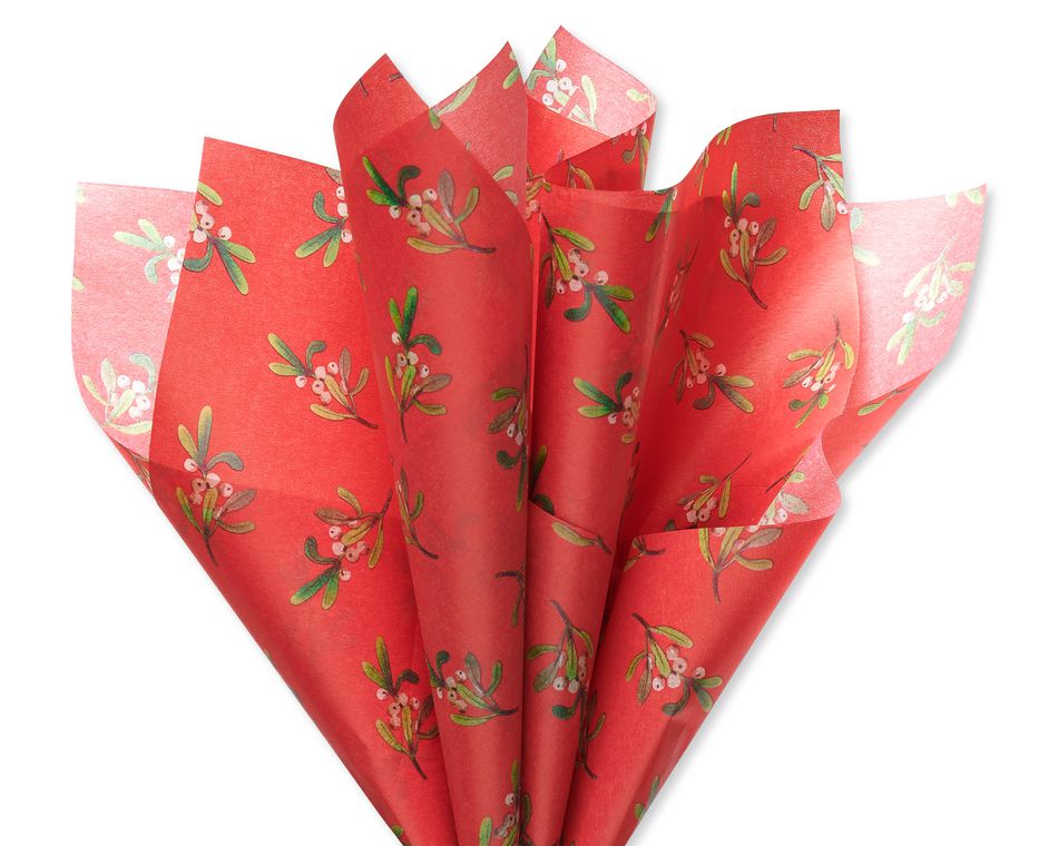 Poinsettia Holiday Tissue Paper Bundle