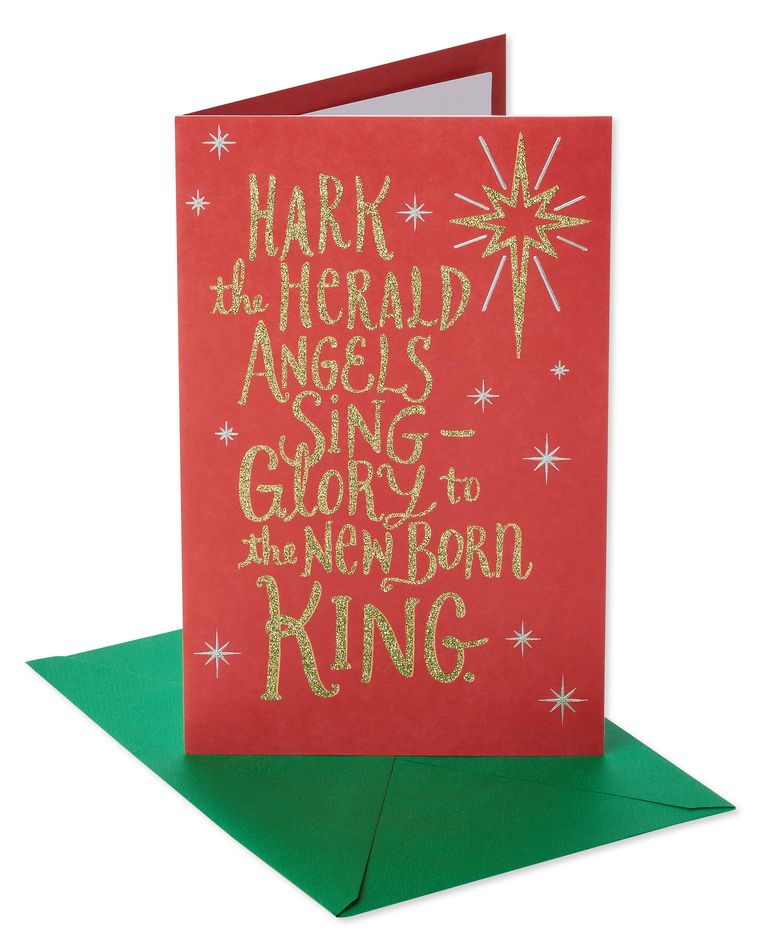 Religious Hark Christmas Card