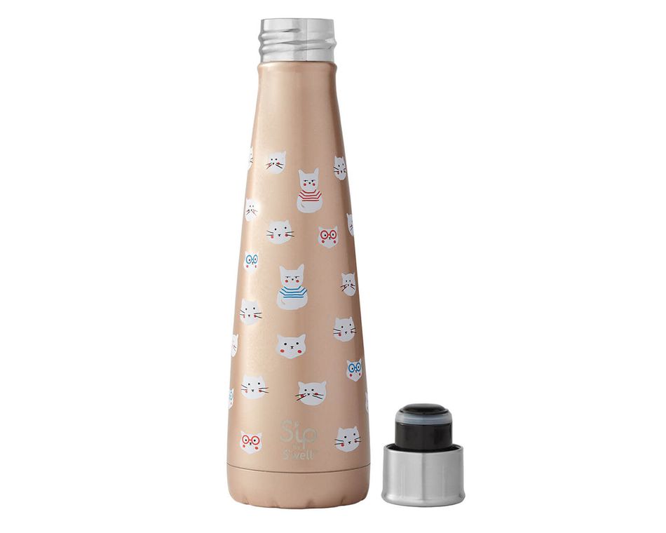 S’ip By S’well 15 Oz. Guilty Kitty Stainless Steel Water Bottle