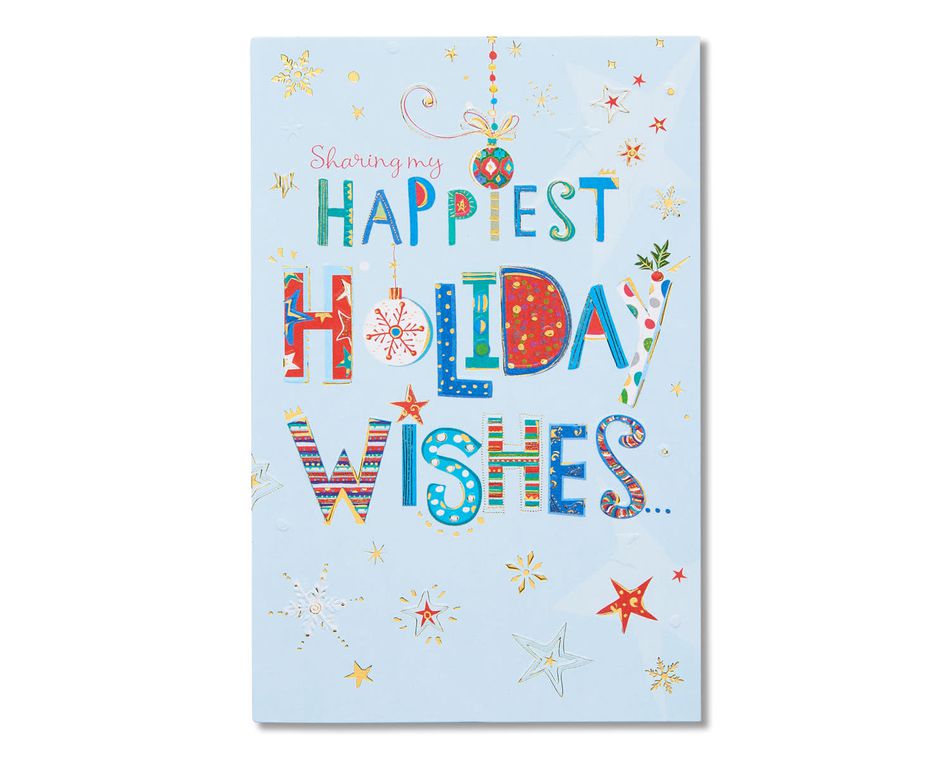 Happiest Holiday Wishes Holiday Card