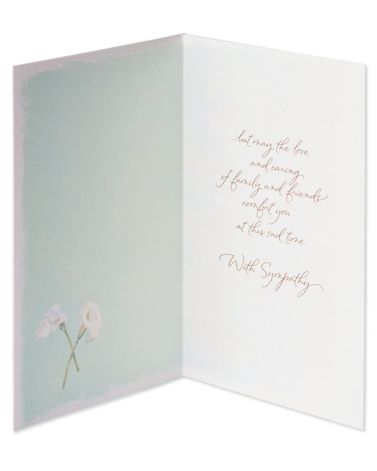 No Words Sympathy Card
