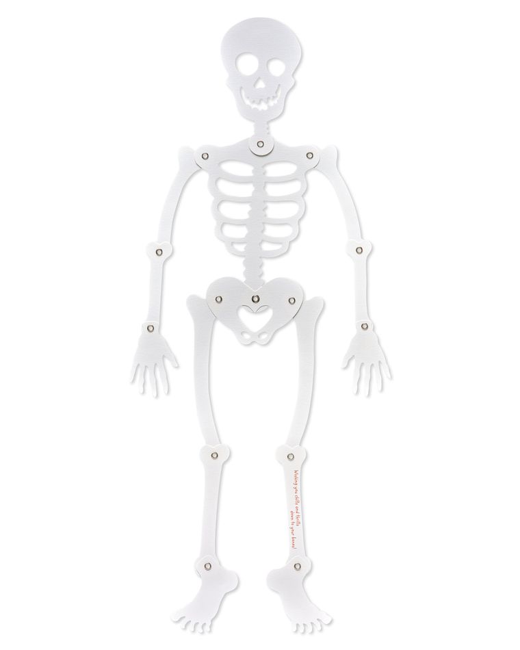 Skeleton Halloween Greeting Card 
