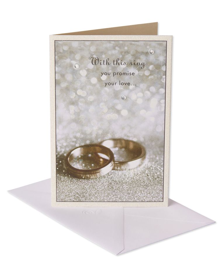 Rings Wedding Card