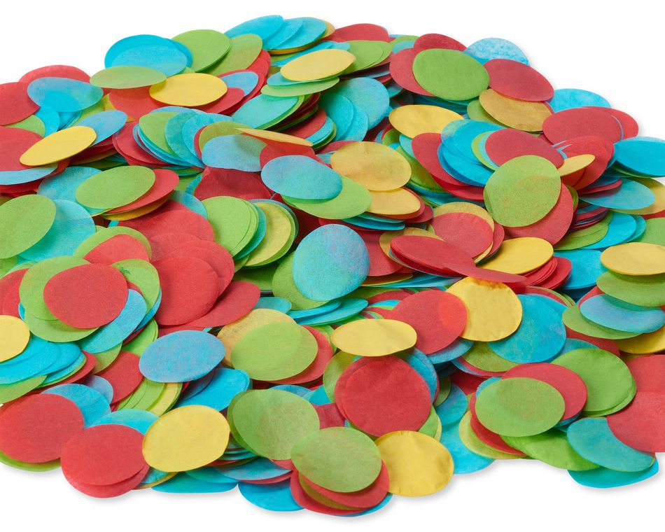 Colorful Round Tissue Confetti