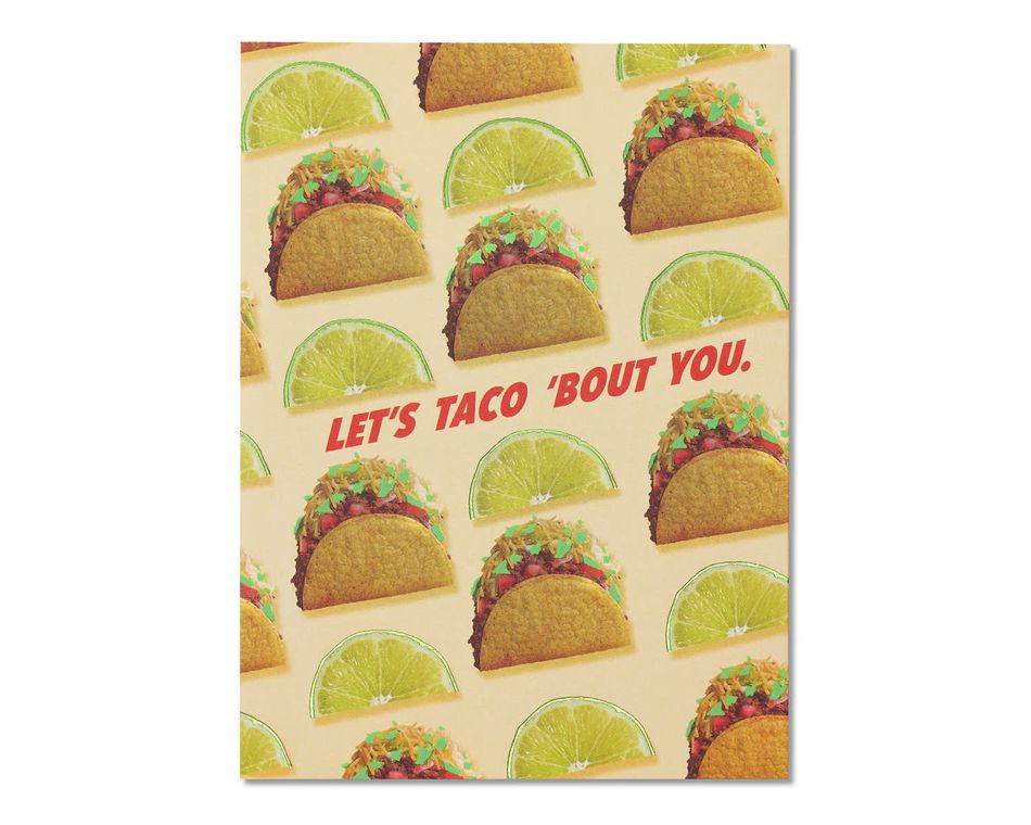 Taco Thank You Card