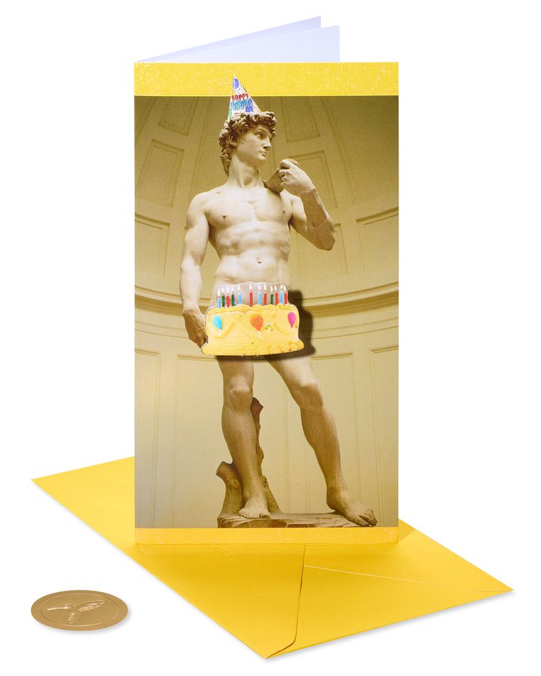 Statue of David Birthday Greeting Card