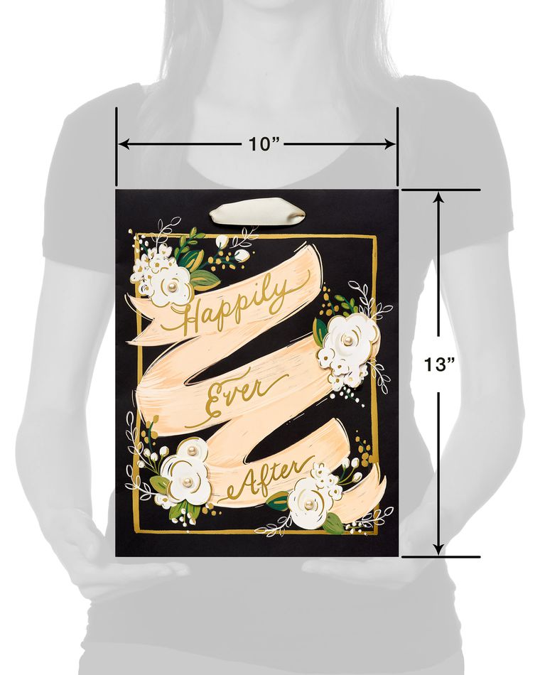 Happily Ever After Large Wedding Gift Bag