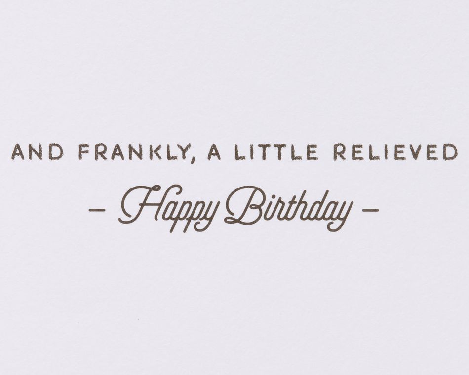 Fine Person Funny Birthday Greeting Card 