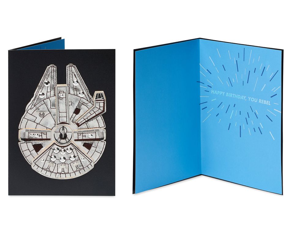Star Wars Icons Birthday  Greeting Card Bundle, 3-Count